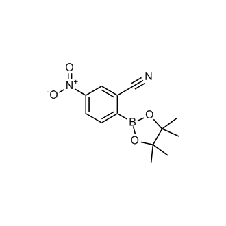 5-Nitro-2-(tetramethyl-1,3,2-dioxaborolan-2-yl)benzonitrile
