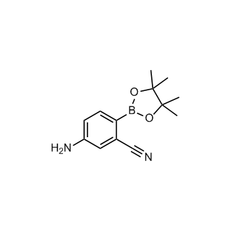 5-Amino-2-(tetramethyl-1,3,2-dioxaborolan-2-yl)benzonitrile