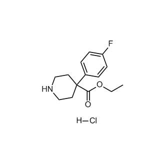 Ethyl 4-(4-fluorophenyl)piperidine-4-carboxylate hydrochloride
