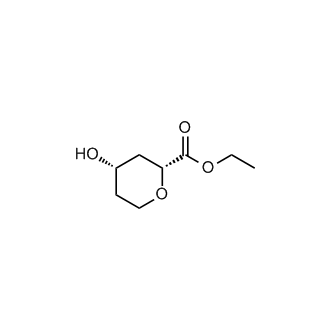 rel-Ethyl (2R,4S)-4-hydroxytetrahydro-2H-pyran-2-carboxylate