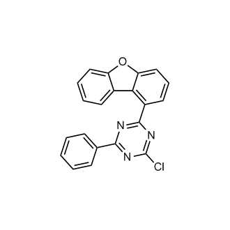 2-Chloro-4-(1-dibenzofuranyl)-6-phenyl-1,3,5-triazine