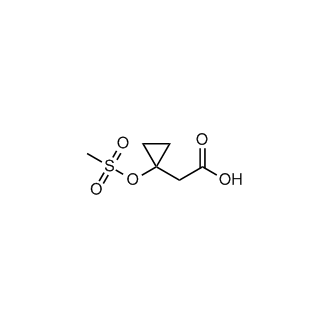 2-(1-((Methylsulfonyl)oxy)cyclopropyl)acetic acid