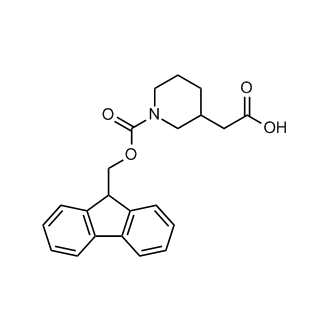 2-(1-(((9H-Fluoren-9-yl)methoxy)carbonyl)piperidin-3-yl)acetic acid