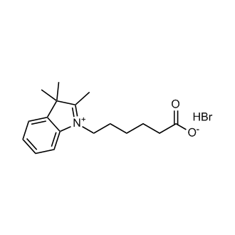 6-(2,3,3-Trimethyl-3H-indol-1-ium-1-yl)hexanoate hydrobromide