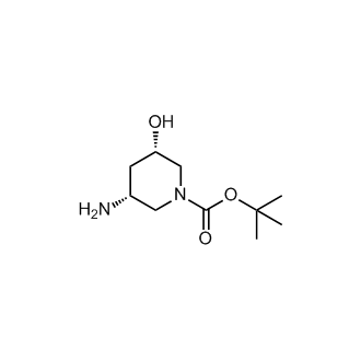 tert-Butyl (3R,5S)-3-amino-5-hydroxypiperidine-1-carboxylate