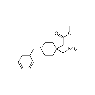 Methyl 2-(1-benzyl-4-(nitromethyl)piperidin-4-yl)acetate