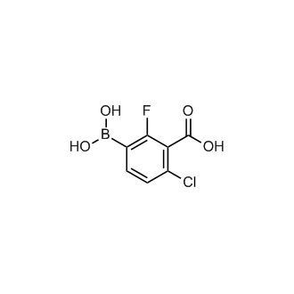3-Carboxy-4-chloro-2-fluorophenylboronic acid