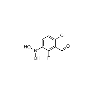 4-Chloro-2-fluoro-3-formylphenylboronic acid