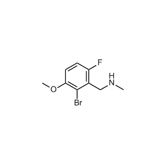 1-(2-Bromo-6-fluoro-3-methoxyphenyl)-N-methylmethanamine