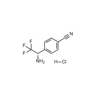(S)-4-(1-Amino-2,2,2-trifluoroethyl)benzonitrile hydrochloride