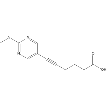 6-(2-(Methylthio)pyrimidin-5-yl)hex-5-ynoic acid