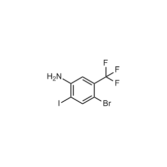 4-Bromo-2-iodo-5-(trifluoromethyl)aniline