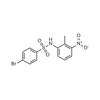 4-Bromo-N-(2-methyl-3-nitrophenyl)benzenesulfonamide