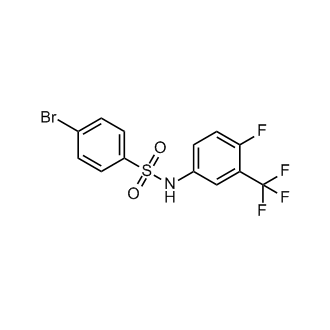 4-Bromo-N-(4-fluoro-3-(trifluoromethyl)phenyl)benzenesulfonamide