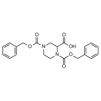 1,4-Bis((benzyloxy)carbonyl)piperazine-2-carboxylic acid