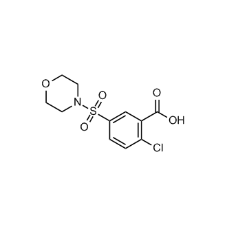 2-Chloro-5-(morpholine-4-sulfonyl)benzoic acid