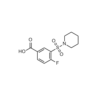 4-Fluoro-3-(piperidine-1-sulfonyl)benzoic acid