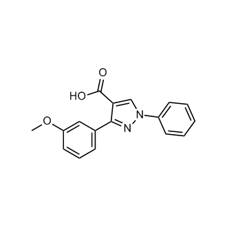 3-(3-Methoxyphenyl)-1-phenyl-1H-pyrazole-4-carboxylic acid