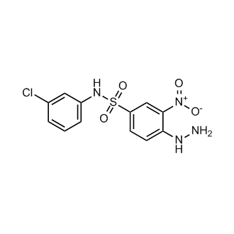 N-(3-Chlorophenyl)-4-hydrazinyl-3-nitrobenzene-1-sulfonamide