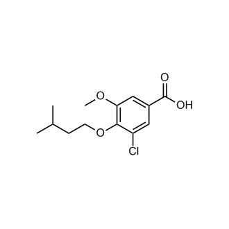 3-Chloro-5-methoxy-4-(3-methylbutoxy)benzoic acid