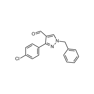 1-Benzyl-3-(4-chlorophenyl)-1h-pyrazole-4-carbaldehyde