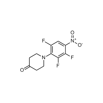 1-(2,3,6-Trifluoro-4-nitrophenyl)piperidin-4-one