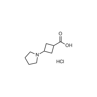 3-(Pyrrolidin-1-yl)cyclobutanecarboxylic acid hydrochloride