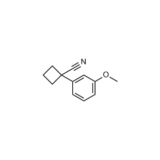 1-(3-Methoxyphenyl)cyclobutane-1-carbonitrile