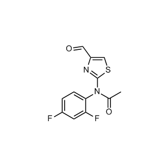 n-(2,4-Difluorophenyl)-n-(4-formyl-1,3-thiazol-2-yl)acetamide