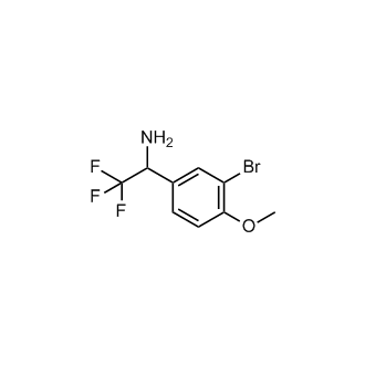 1-(3-Bromo-4-methoxyphenyl)-2,2,2-trifluoroethan-1-amine