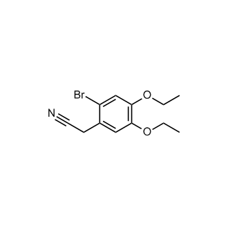 2-(2-Bromo-4,5-diethoxyphenyl)acetonitrile