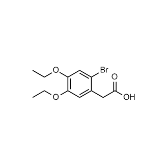 2-(2-Bromo-4,5-diethoxyphenyl)acetic acid