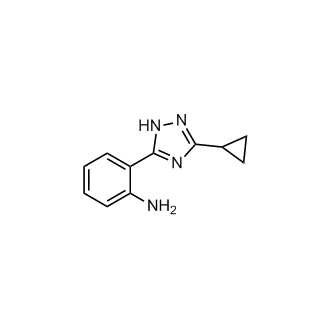 2-(3-Cyclopropyl-1h-1,2,4-triazol-5-yl)aniline