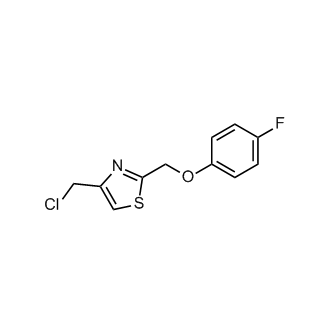 4-(Chloromethyl)-2-(4-fluorophenoxymethyl)-1,3-thiazole