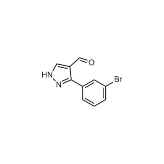 3-(3-Bromophenyl)-1h-pyrazole-4-carbaldehyde