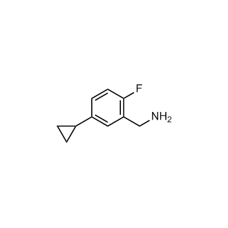(5-Cyclopropyl-2-fluorophenyl)methanamine