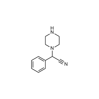 2-Phenyl-2-(piperazin-1-yl)acetonitrile
