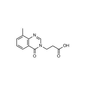 3-(8-Methyl-4-oxo-3,4-dihydroquinazolin-3-yl)propanoic acid