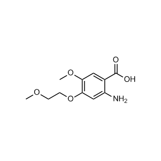 2-Amino-5-methoxy-4-(2-methoxyethoxy)benzoic acid