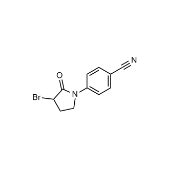 4-(3-Bromo-2-oxopyrrolidin-1-yl)benzonitrile