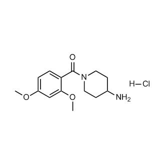 1-(2,4-Dimethoxybenzoyl)piperidin-4-amine hydrochloride