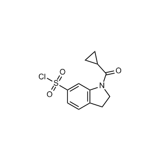 1-Cyclopropanecarbonyl-2,3-dihydro-1h-indole-6-sulfonyl chloride