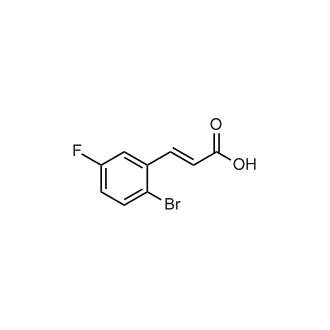 (E)-3-(2-Bromo-5-fluorophenyl)acrylic acid