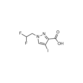 1-(2,2-Difluoroethyl)-4-iodo-1h-pyrazole-3-carboxylic acid