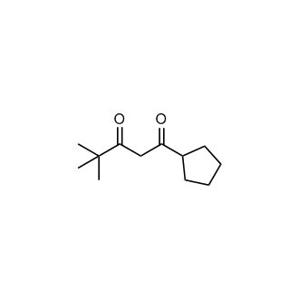 1-Cyclopentyl-4,4-dimethylpentane-1,3-dione