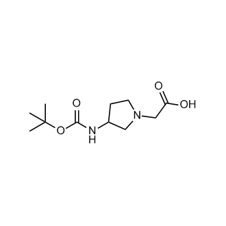 2-(3-((Tert-butoxycarbonyl)amino)pyrrolidin-1-yl)acetic acid