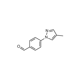 4-(4-Methyl-1h-pyrazol-1-yl)benzaldehyde
