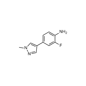 2-Fluoro-4-(1-methyl-1h-pyrazol-4-yl)aniline