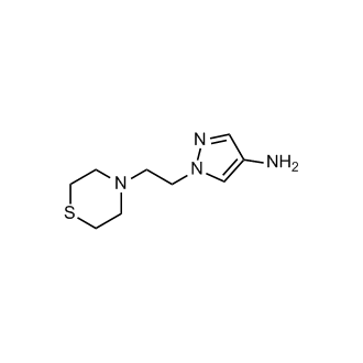 1-(2-Thiomorpholinoethyl)-1h-pyrazol-4-amine