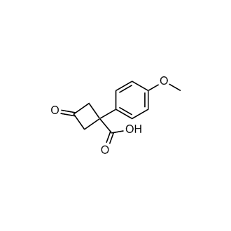 1-(4-Methoxyphenyl)-3-oxocyclobutane-1-carboxylic acid